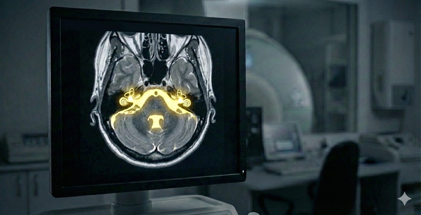 МРТ внутрішнього вуха та мостомозочкового кута