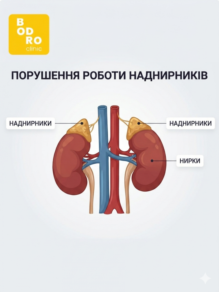 Порушення роботи наднирників — симптоми і коли варто перевіритись 1